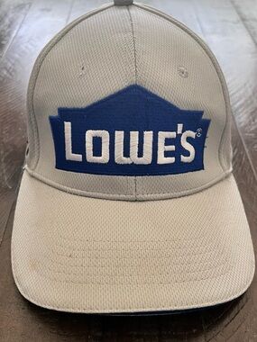 Men's Grey and Blue Logo Baseball Cap